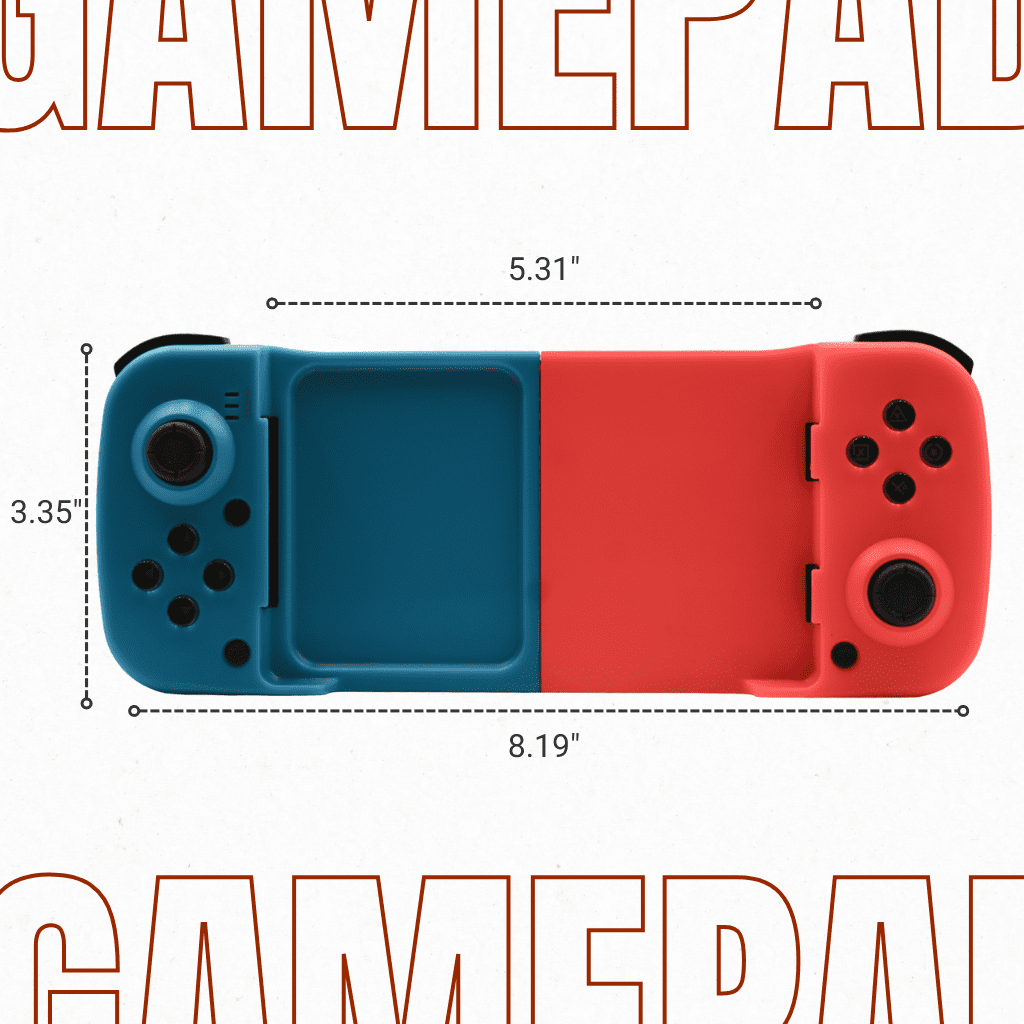 Mobile Game Controllers Size Chart M MG-II - PHAIGINA